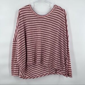 We the free striped t-shirt long sleeve blouse top size XS